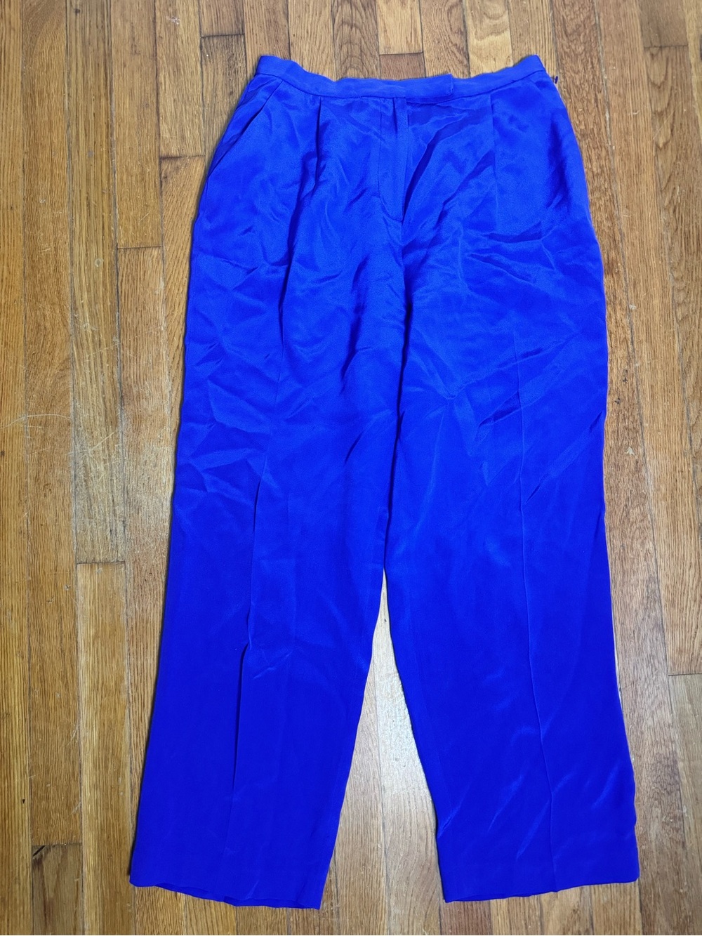 Women's High-Waist Tapered Trousers in Violet